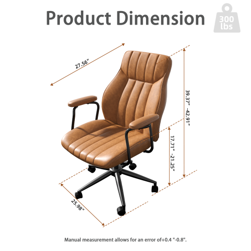 O275 Mid-Back Office Desk Chair - Image 2